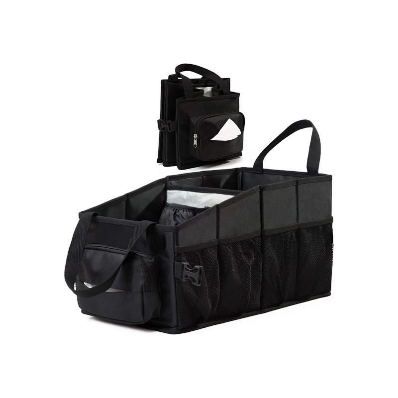 Durable Foldable Collapsible Cargo Storage Bag Car Trunk Organizer