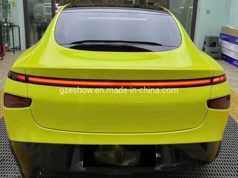 Magic Gold Lemon Yellow Color Glossy Wrap Film Car Vinyl