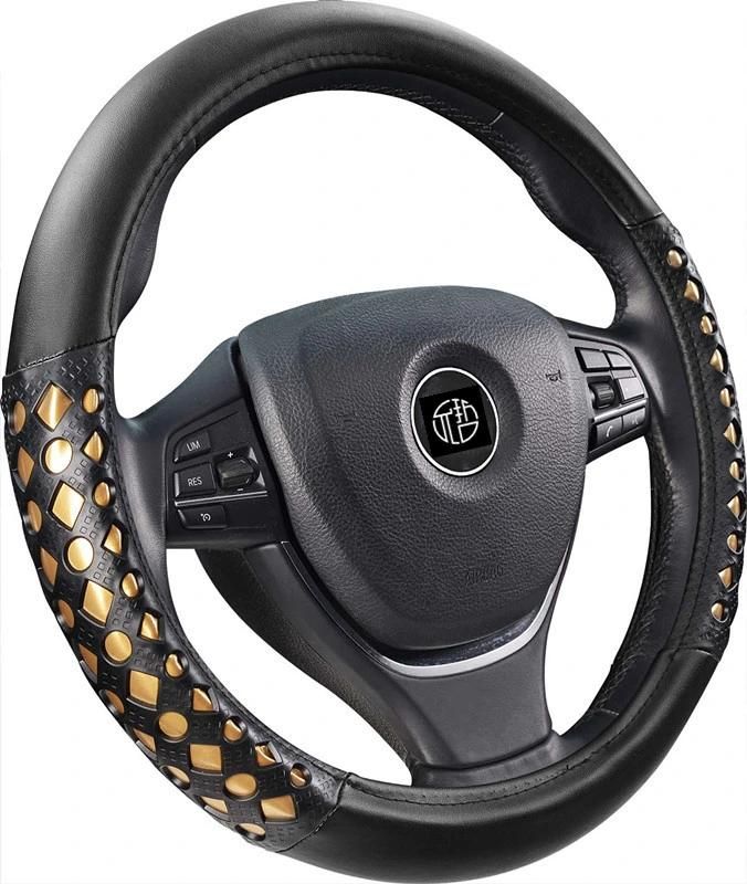 Europe Classic Rubber PVC Leather Car Steering Wheel Covers