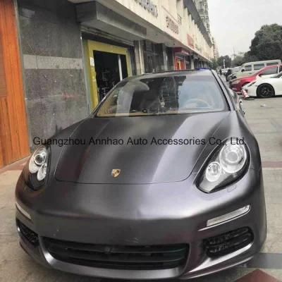 Titanium Grey Pearl Metal Auto Wrapping Vinyl