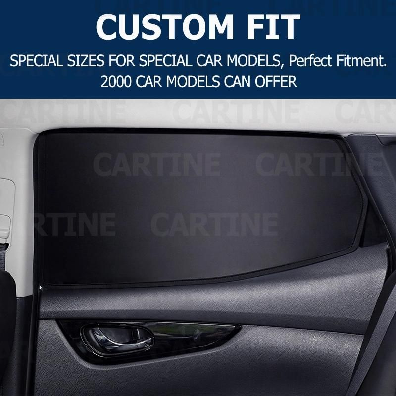 Custom Fit Car Sunshade, Magnet Car Sunshade, Light-Proof Car Sunshades