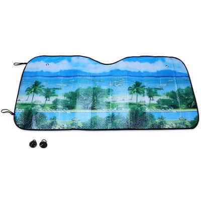 Full Color Printing Foam Aluminum Custom Car Sunshade