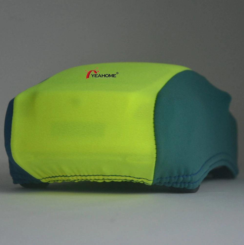 Three Colors Patchwork Large Stretch Indoor Dust-Proof Car Cover Auto Cover