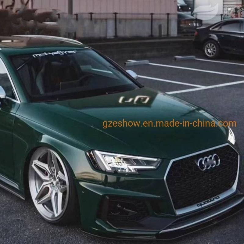 Car Vinyl Wrap Film for Vehicle Pet Crystal Postal Green