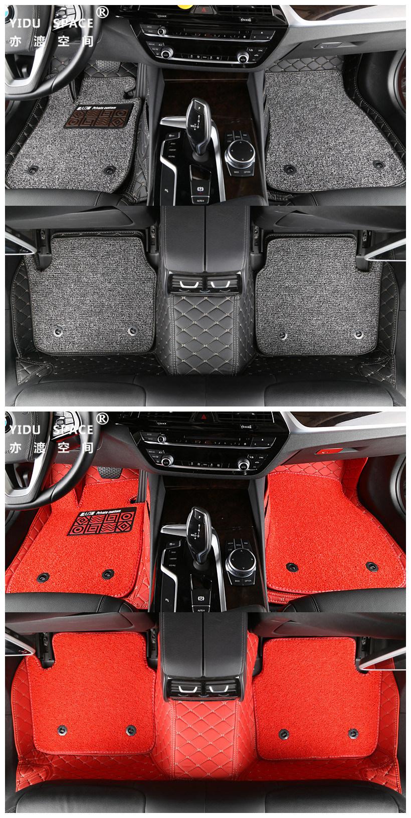 Wholesale Customized Anti-Slip Leather PVC Coil 5D Car Floor Liners