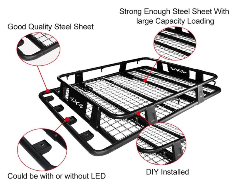 High Quality Aluminum Alloy Roof Rack for Universal Auto Car