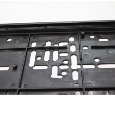 European Style License Plate Black Frame Bracket Holder