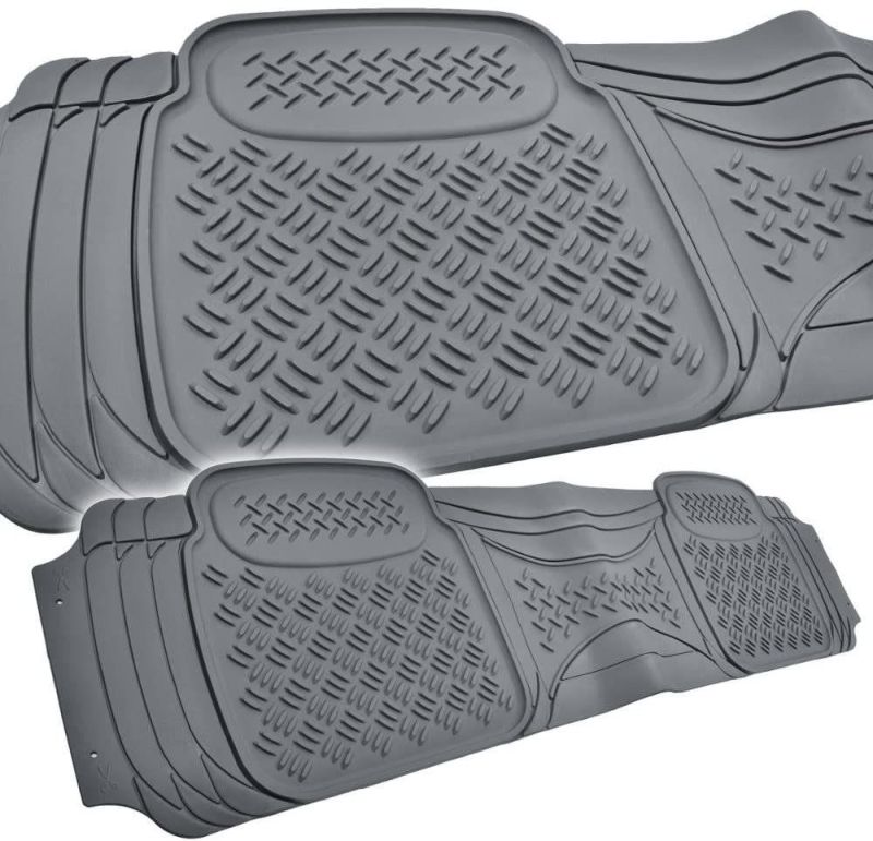 Car Accessory Rubber Floor Mat in Gray