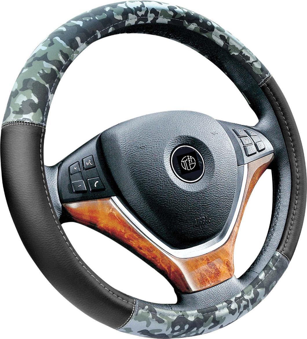 Army Green Camouflage Prints Car Steering Wheel Cover Interior Accessories