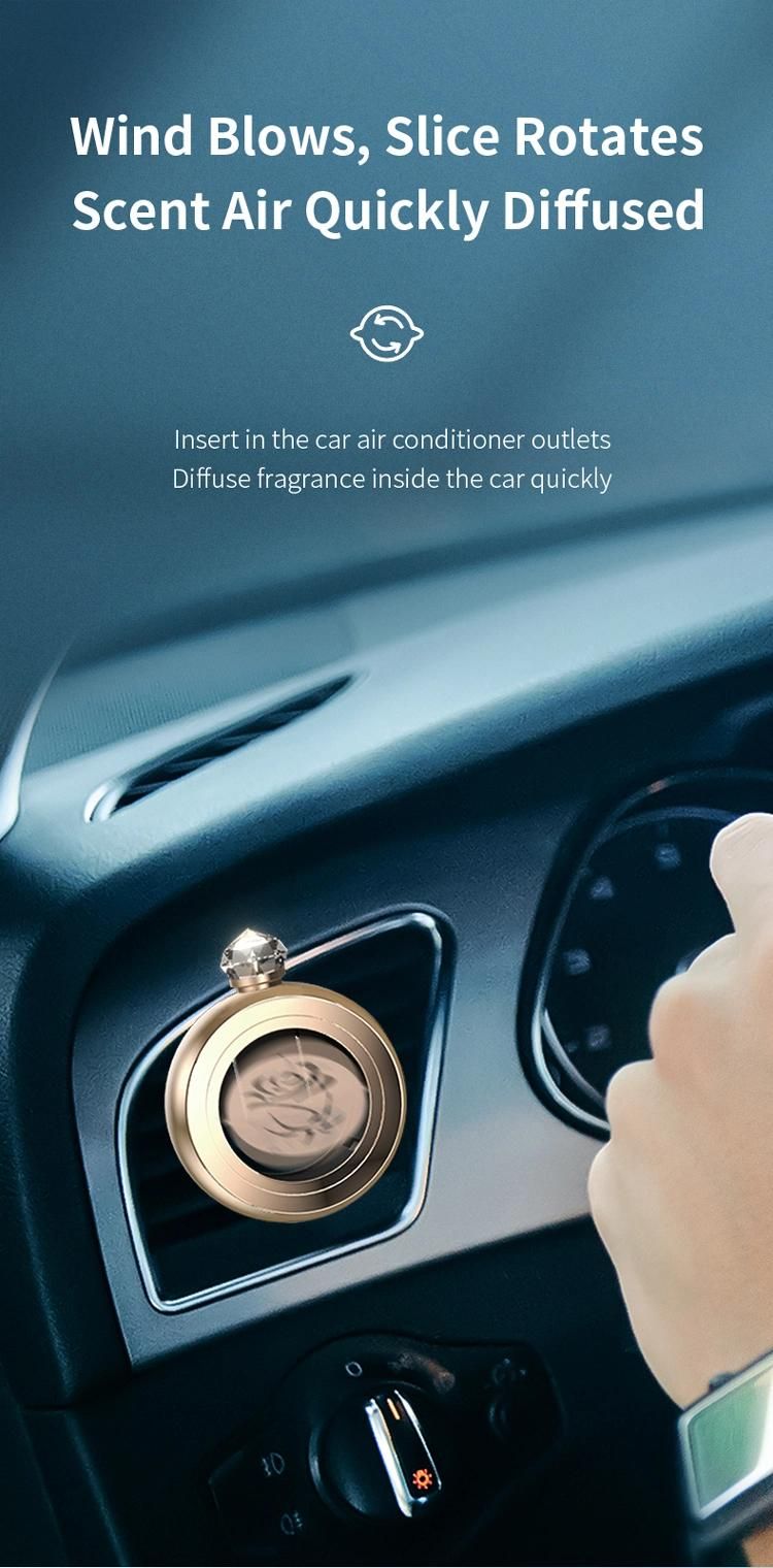 Scenta Custom Logo Luxury Mini Car Fragrance Diffuser Air Freshener Dispenser Eco Friendly Vent Clip Car Air Freshener Device
