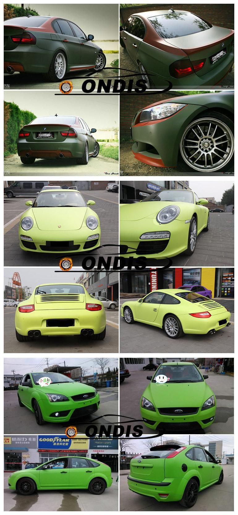 Ondis High Quality Matte Car Wrap Vinyl Film for Car or Phone Electric Equipment