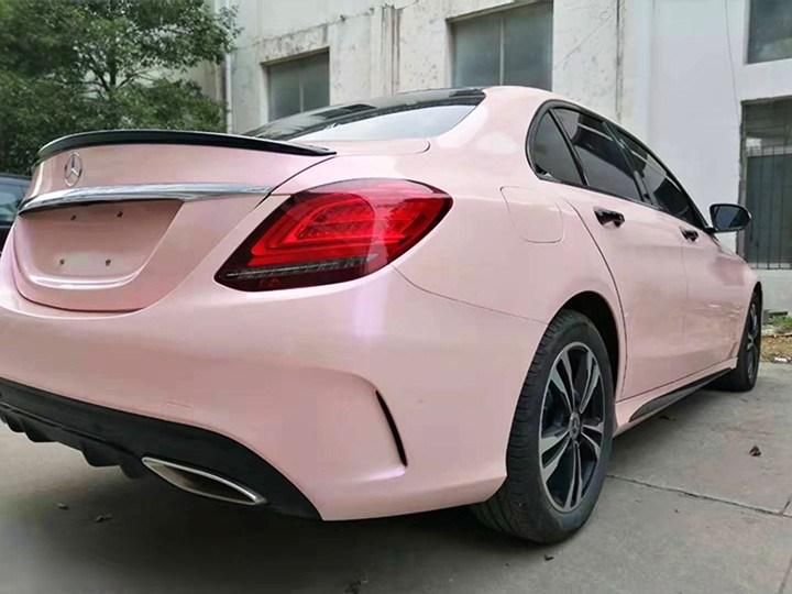 Magic Dreamy Pink Car Wrapping Film Vinyl Stickers