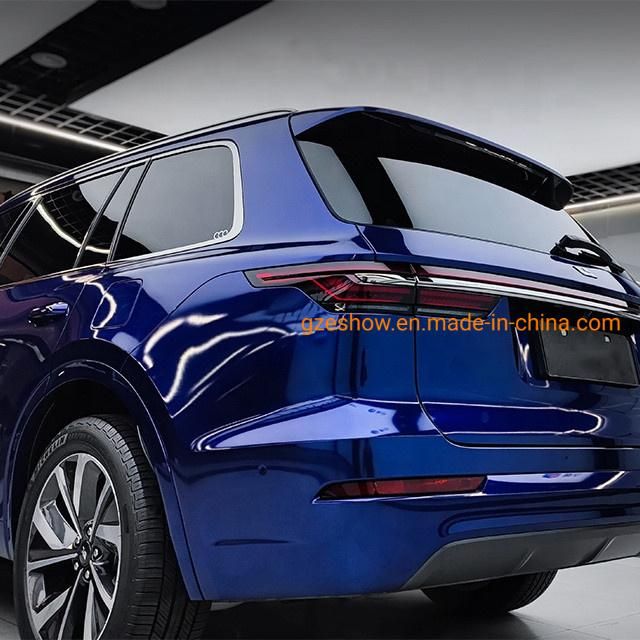 Glossy Blue Color Car Film Car Wrap