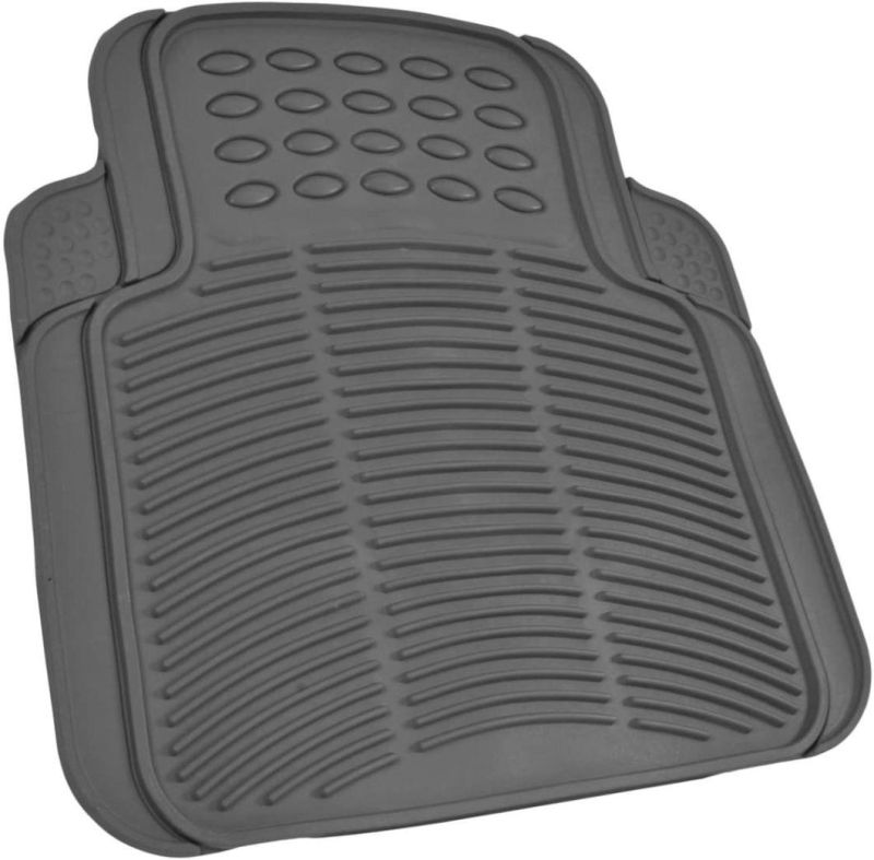 Auto Accessory Wholesale Rubber Floor Mat 4PCS in Gray