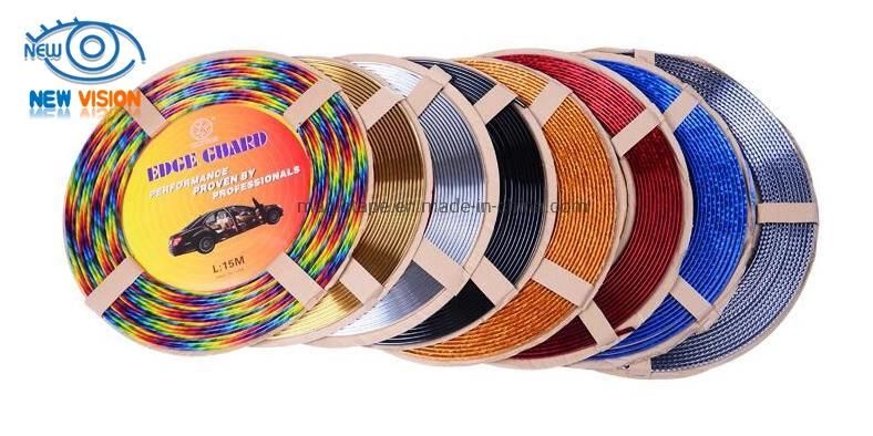 Colorful Car Door Protection Strips Car Inside Decoration Accessories for Auto Molding Trim