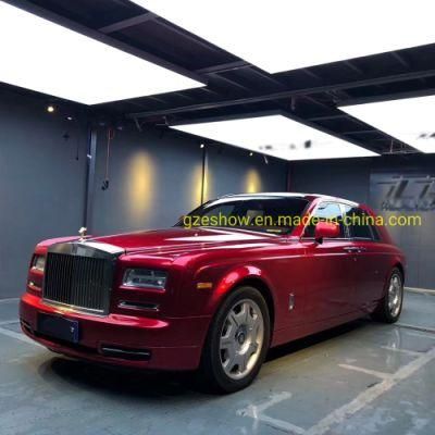 Super Gloss Metallic Soul Red Vinyl Wrap PVC Car Wrap Viny