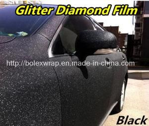 Black Brilliant Diamond Film Car Wrapping PVC Vinyl Film