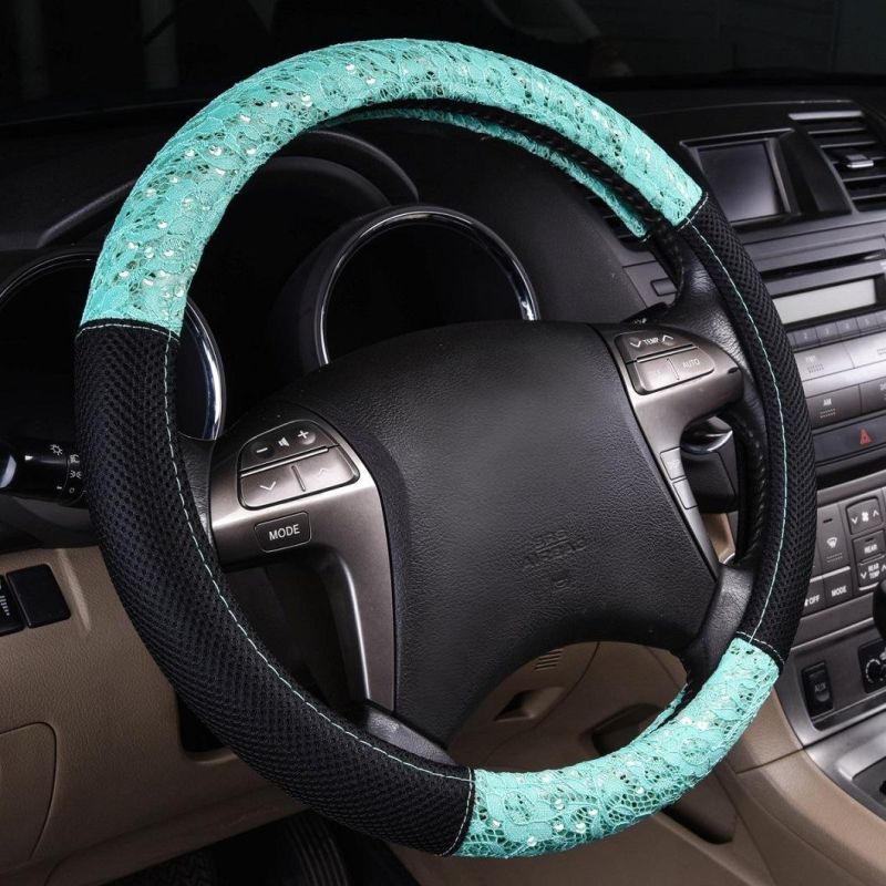 Lace Spacer Mesh Car Steerting Wheel Cover