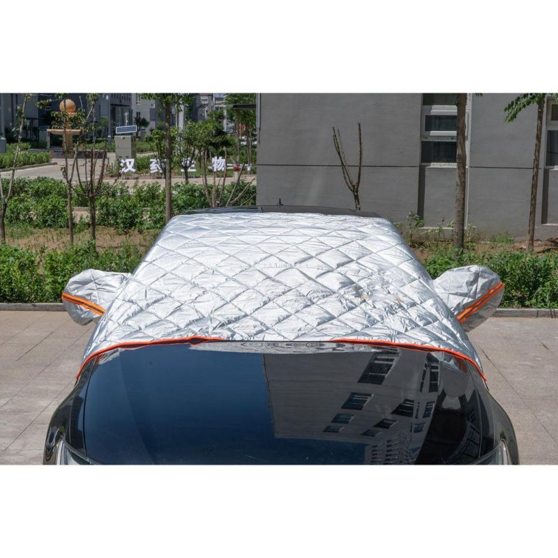 Aluiminum PEVA &Thicker Ppcotton Material Front Windshield Sunshade Snow Protection Cover