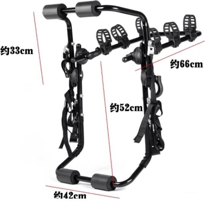 Bicycle Carrier Racks Hitch Mount Double Foldable Rack for Cars