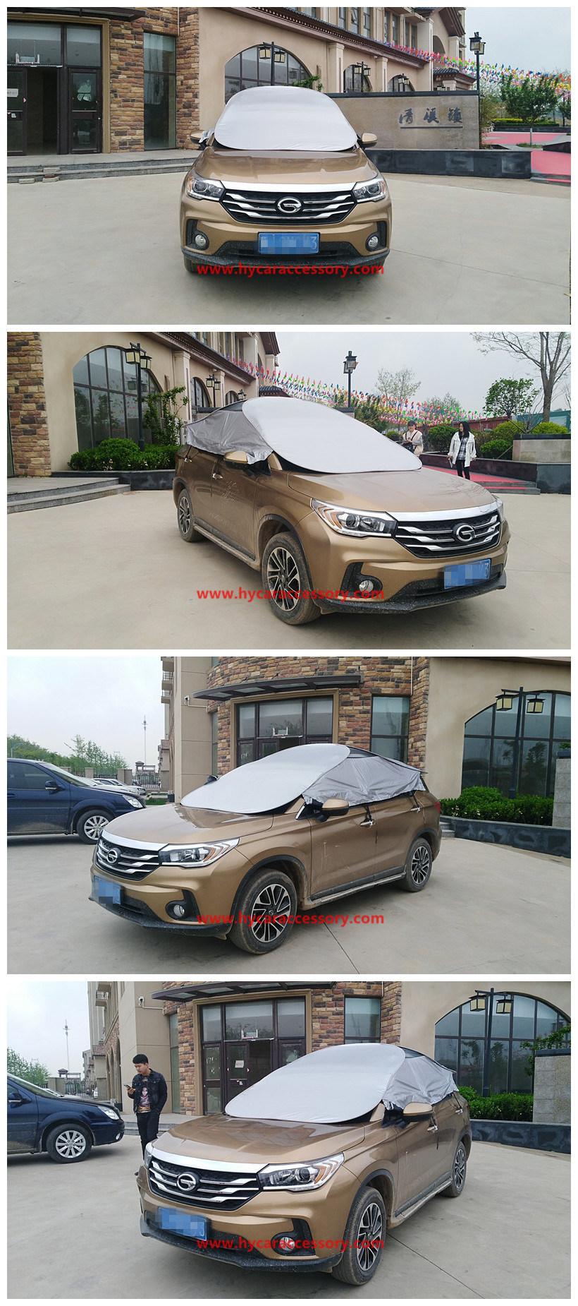 Foldable Car Polyester Taffeta Sunshade