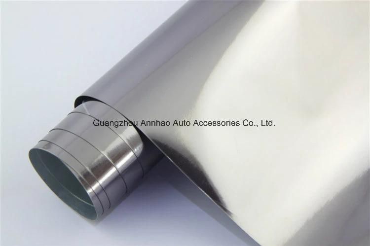 Wholesale 1.52*18m High Stretchable Chrome Mirror Car Wrap Vinyl