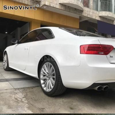 SINOVINYL Removable Easy To Wrap Glossy Mystic White Chameleon Car Wrapping Vinyl Film