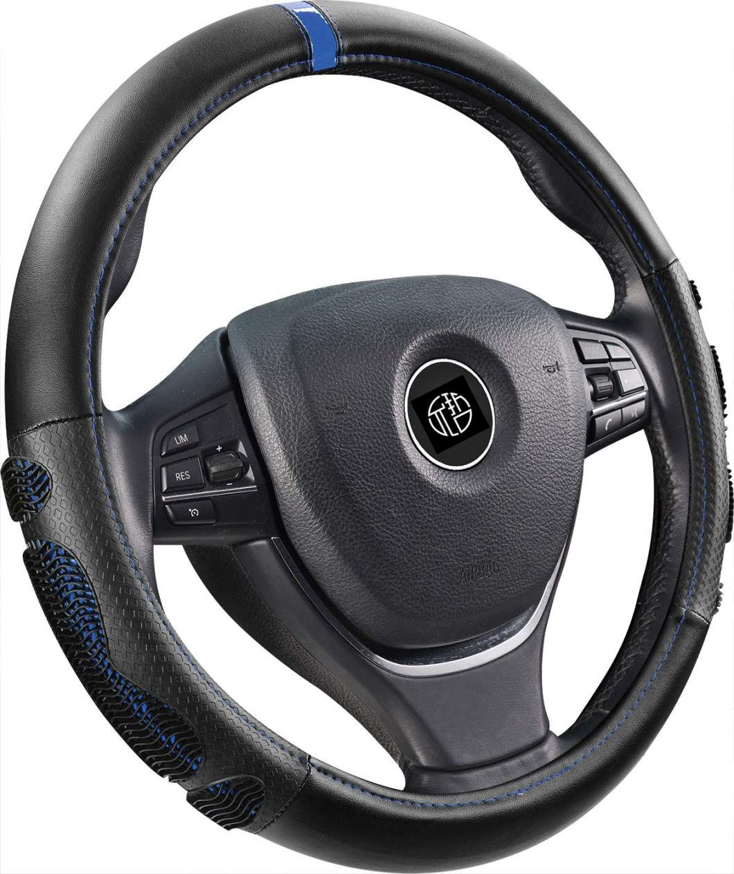 High Quality PU Massage Steering Wheel Cover for Tesla, BMW, Mercedes Benz, Honda