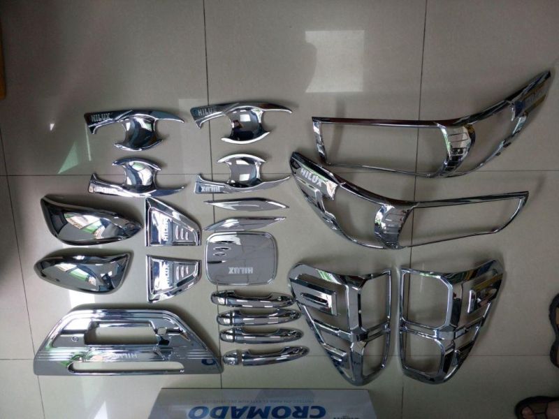 Top Quality Black Chrome Combo Set Garnish for Hilux Revo 2016~on