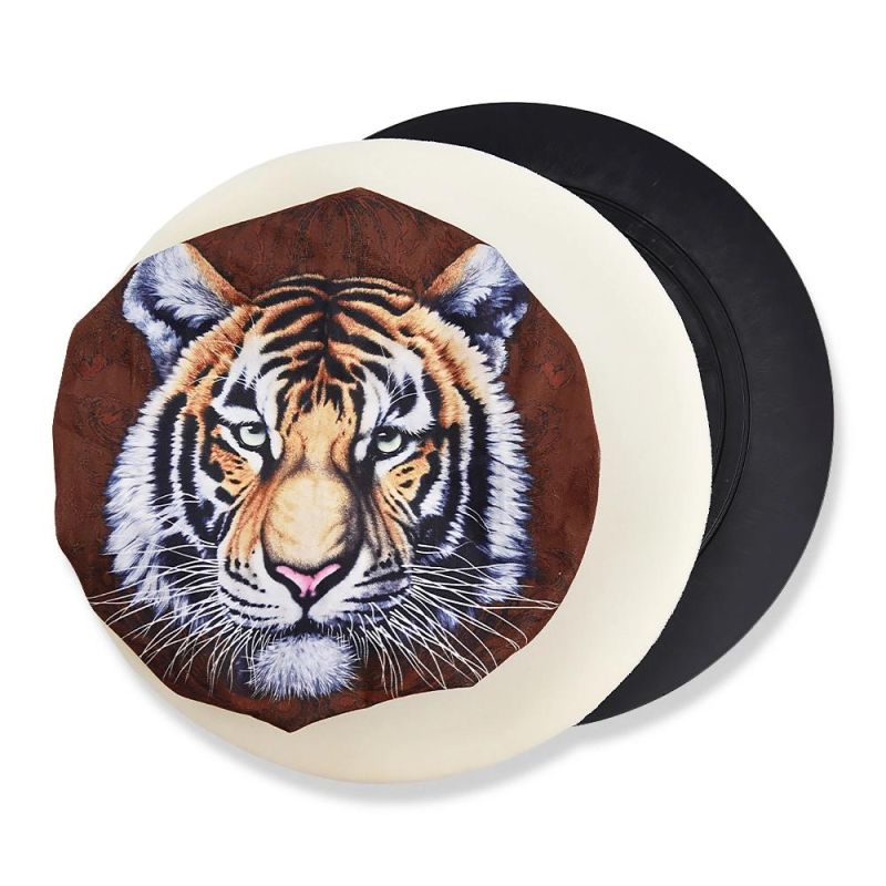 Custom Printed Tiger Pattern Swivel Seat Cushion