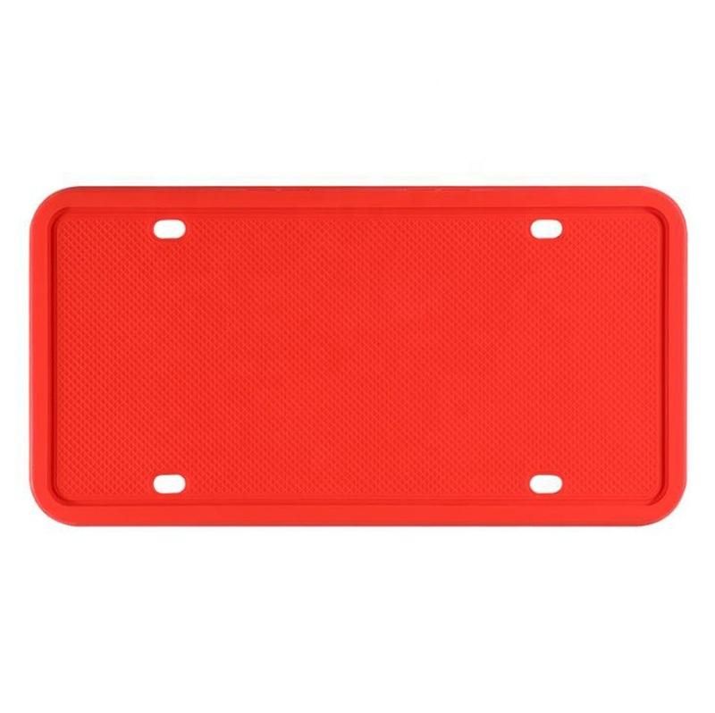 Customized Good Quality Car Silicone License Plate Frames