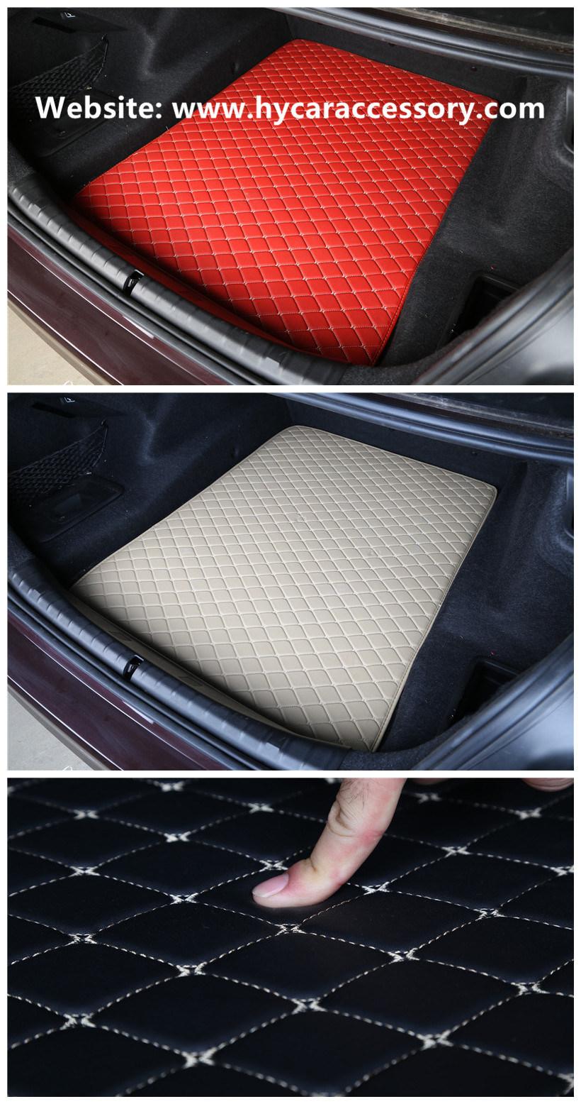 Wholesale Customized Eco-Friendly Wear Special Leather Non-Slip Car Trunk Mats