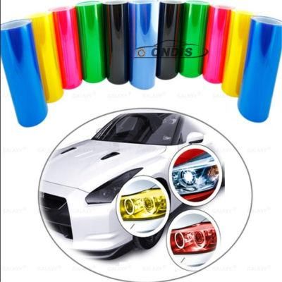 Glossy Car Headlights and Taillights Film Vinyl Sticker