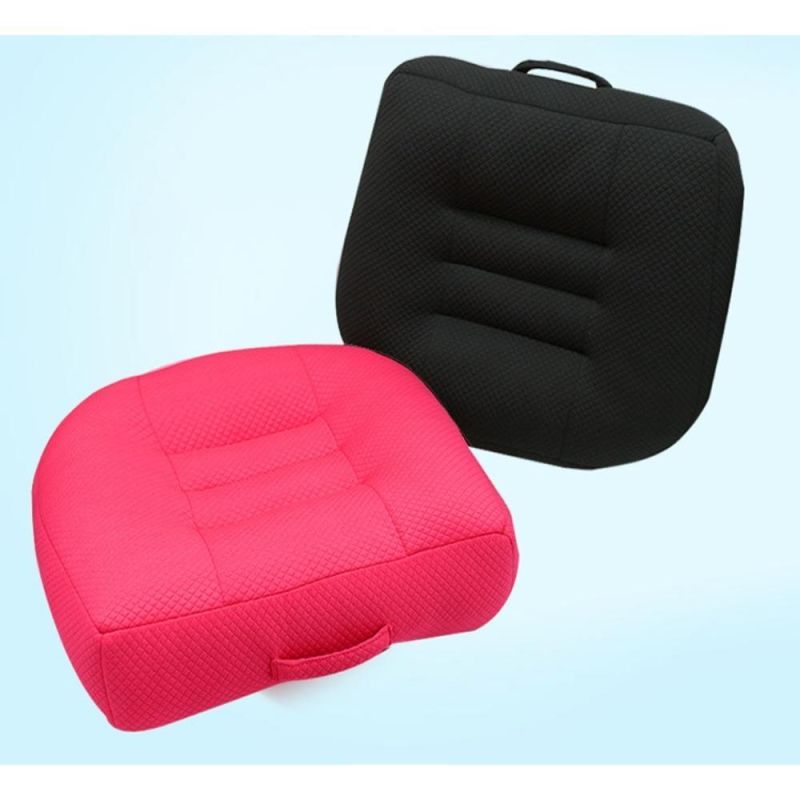 Car Seat Mat Car Booster Seat Cushion Heightening Height Boost Mat Air Permeable Mesh Portable Car Seat Pad Angle Lift Seat Cushion Ideal Wyz20372