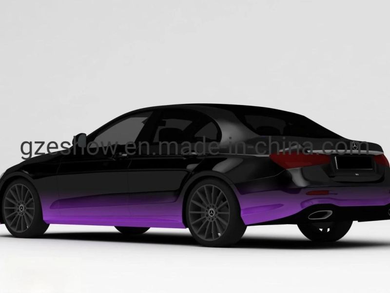 Car Wrap Vinyl Black Purple Car Body Vinyl Wrap Film