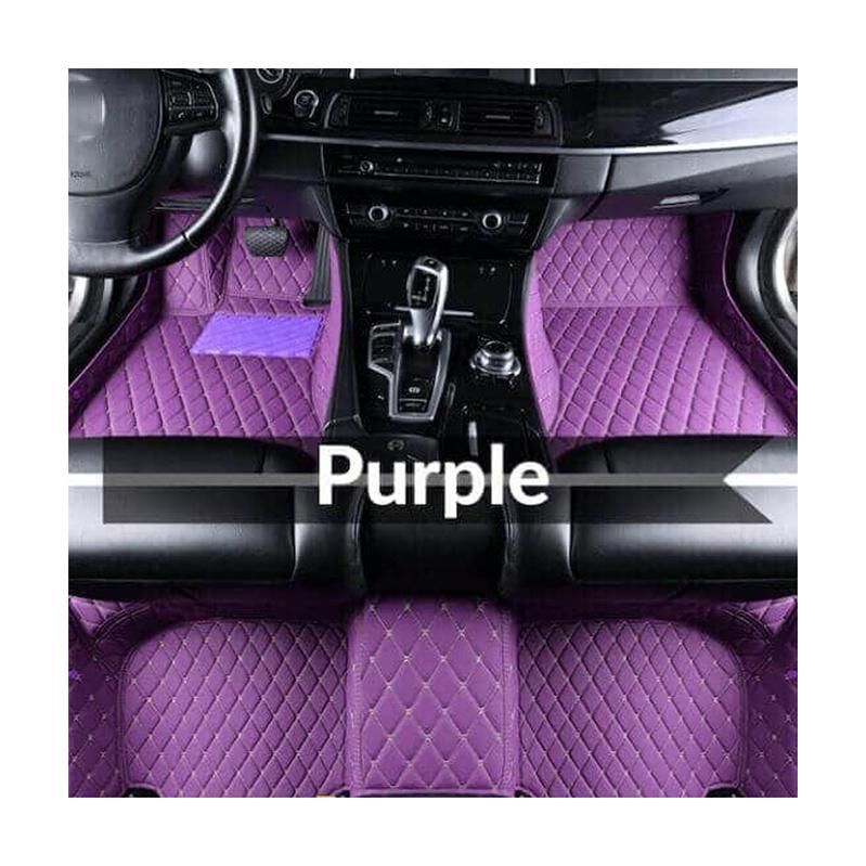 Universal 4PCS/Set Classic Design Anti-Slip PVC Rubber Car Mat