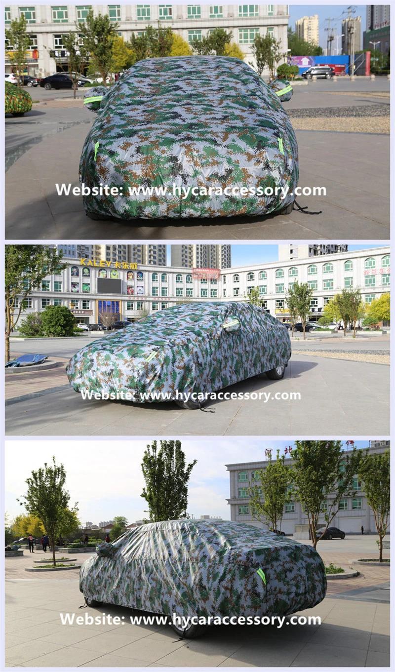 Wholesale Orange Folding Oxford Portable Sunshade Sunproof Waterproof Auto Cover