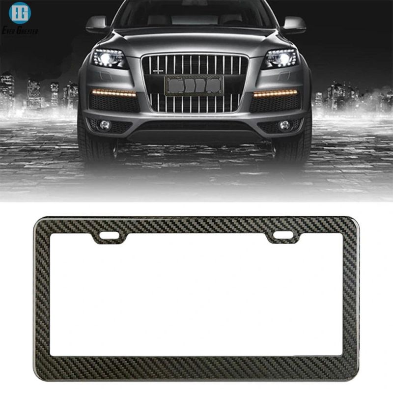 Carbon Fiber Custom License Plate Frame for EU