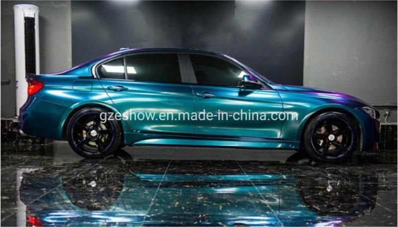 Car Blue to Purple Pearl Chameleon Vinyl Wrap Film