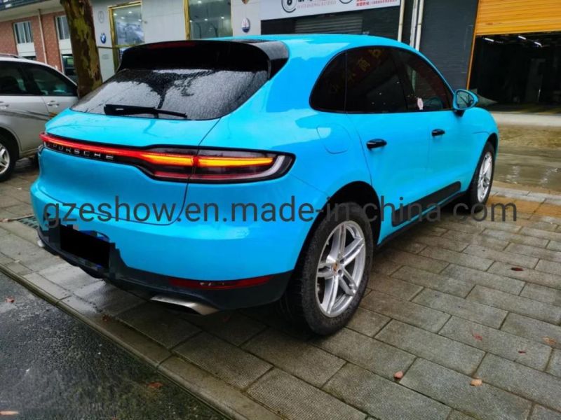 Ultra Glossy Miami Blue PVC Decorative Film for Car