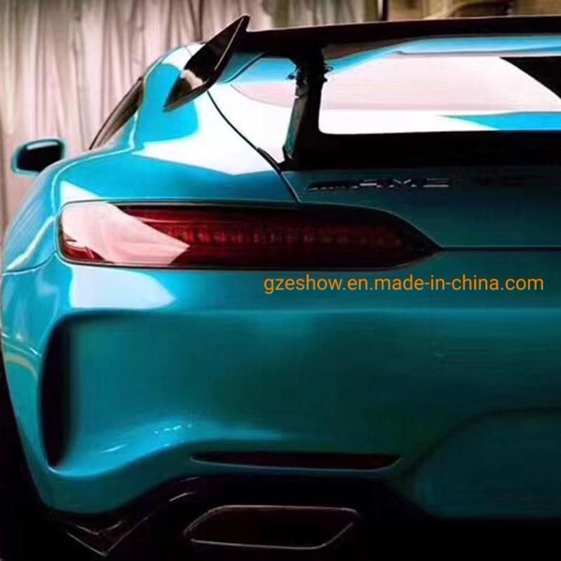 Super Gloss Metallic Lake Blue Car Wrap Colors Vinyl Vehicle Wrap