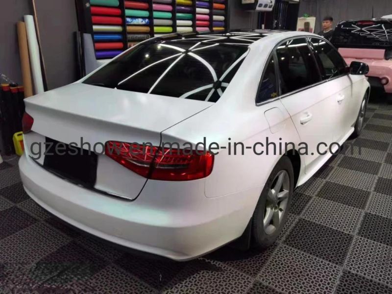 Satin Magic White Car Wrap Vinyl Film for Car Decoration