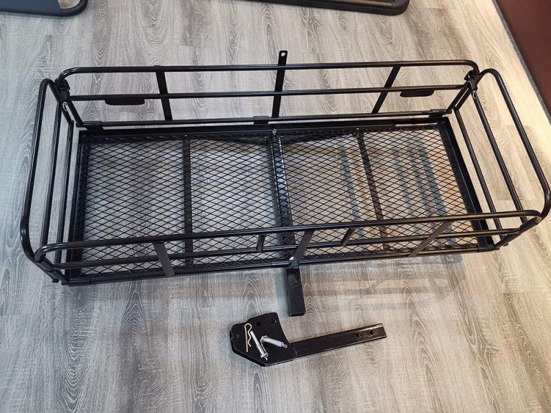 Universal Foldable Iron/Stainless Steel Rear Carrier Basket