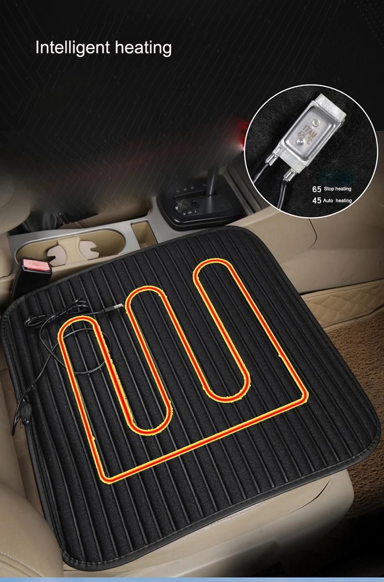 Car Heating Pad Warm Cushion Universal Office Nonslip Seat Mat