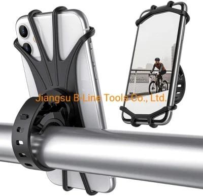 Bike Motorcycle Handlebar Mount 360&deg; Rotation Silicone Bicycle Phone Holder