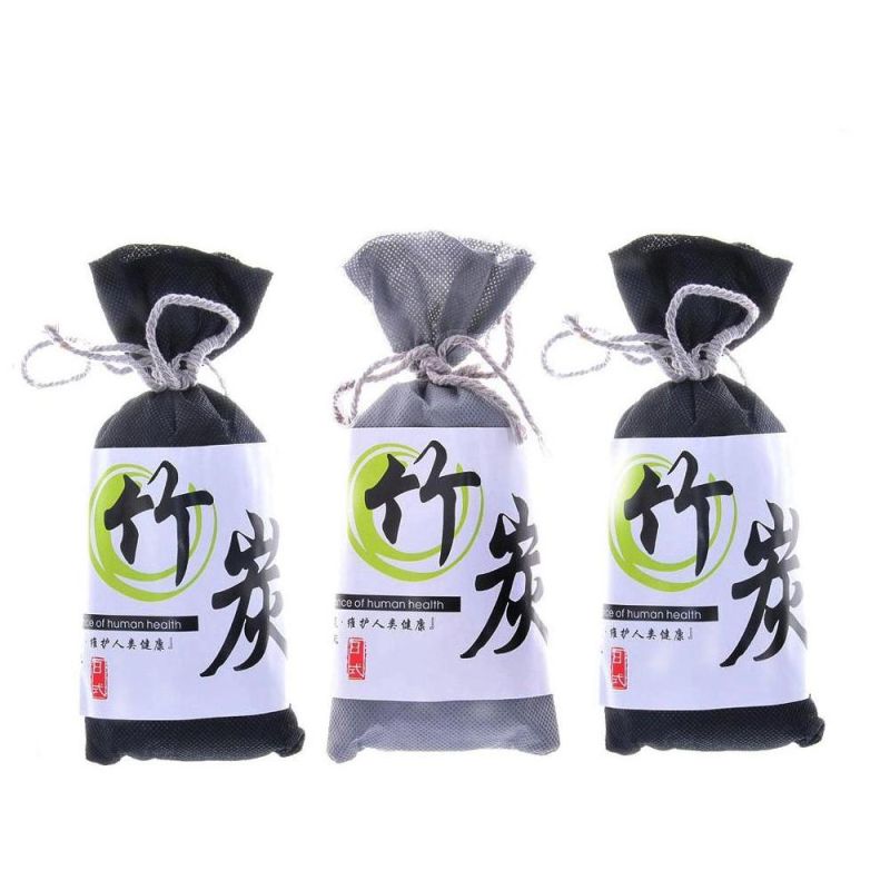 Activated Bamboo Charcoal Air Purifying Bag Breathe Green Charcoal Bags Bamboo Charcoal Dust