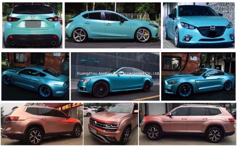 Sapphire Green Lightning Metal Matte PVC Wrap Vinyl Foil Film for Car