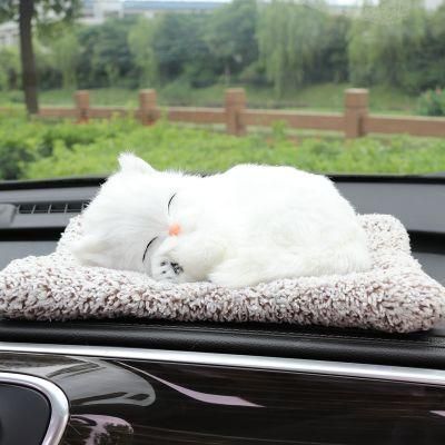 Car Interior Bamboo Activated Carbon Simulation Dog Car Purifying Air Simulation Plush Toys Dolls Cute Ornaments Deodorizing