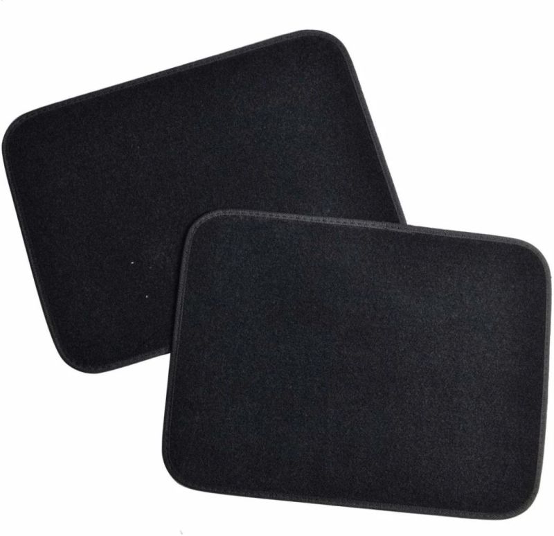 New Black Universal Carpet Floor Mat 4PC Heavy Duty Set