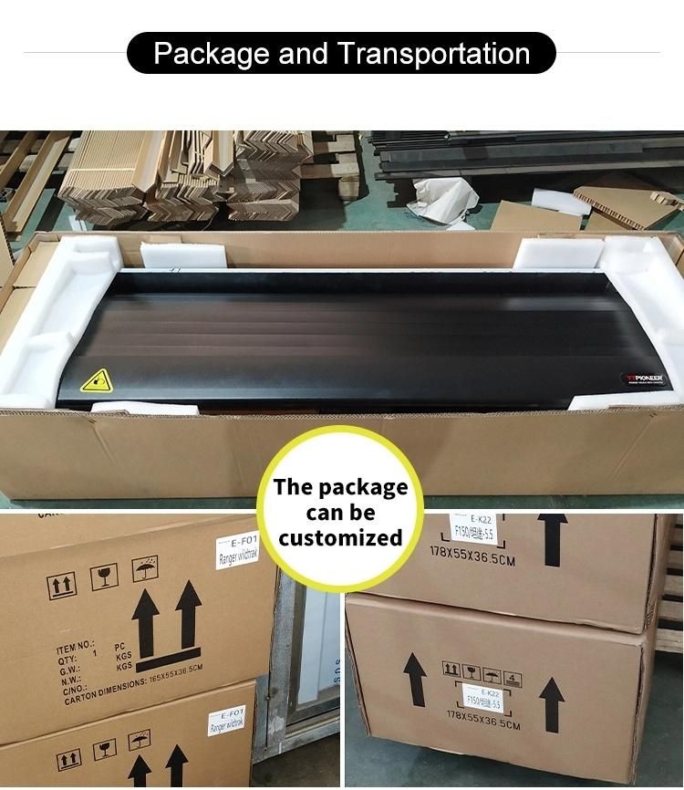 High Quality Waterproof Aluminum Manual Tonneau Cover with Lock for D-Max